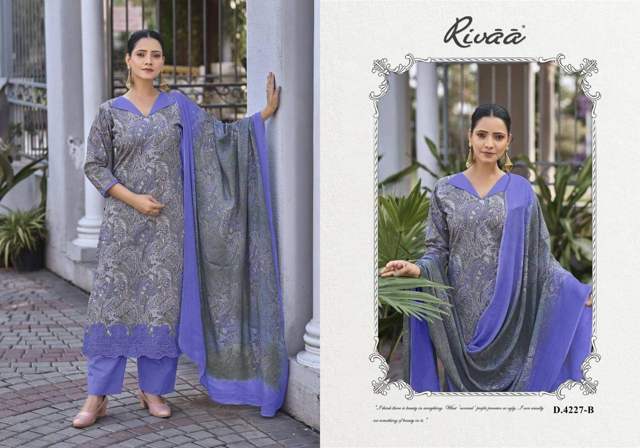 MEHAR By Rivaa 4225 Series Beautiful Pakistani Suits Colorful Stylish Fancy Casual Wear Lawn Digital Print Dresses At Wholesale Price